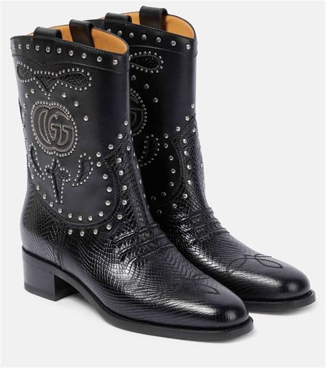 gucci botte femme|Gucci cowboy boots.